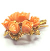 Coral Brooch