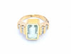 Citrine Diamond Ring