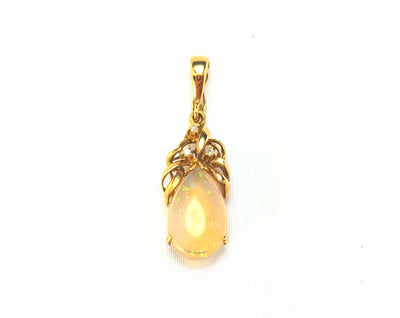 Diamond Opal Pendant