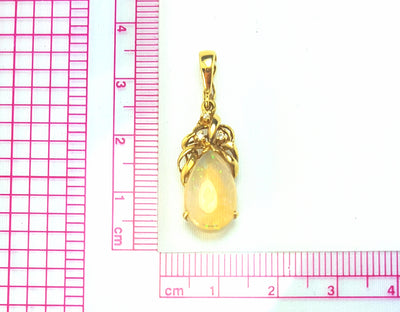 Diamond Opal Pendant